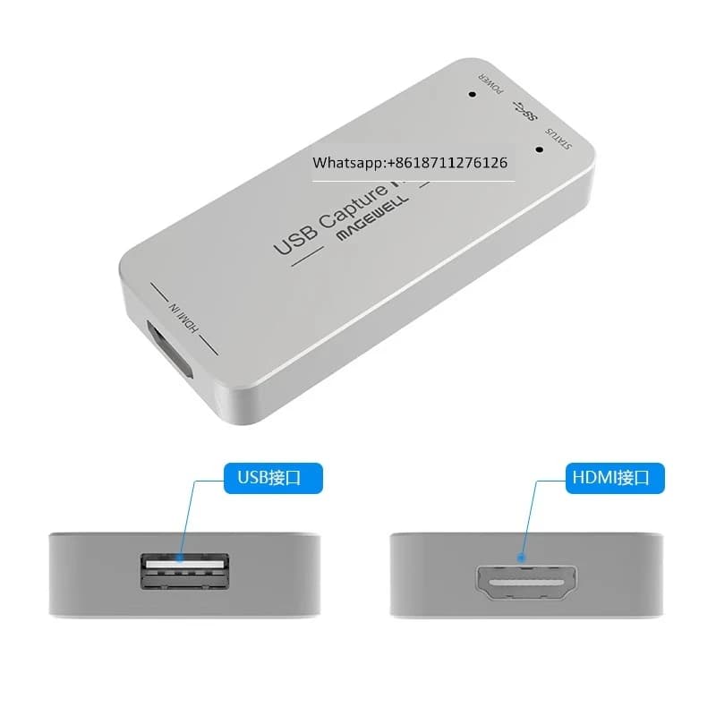 Melowell USB Capture Gen2 scheda di acquisizione ad alta definizione PS4/5 videocamera live 32060