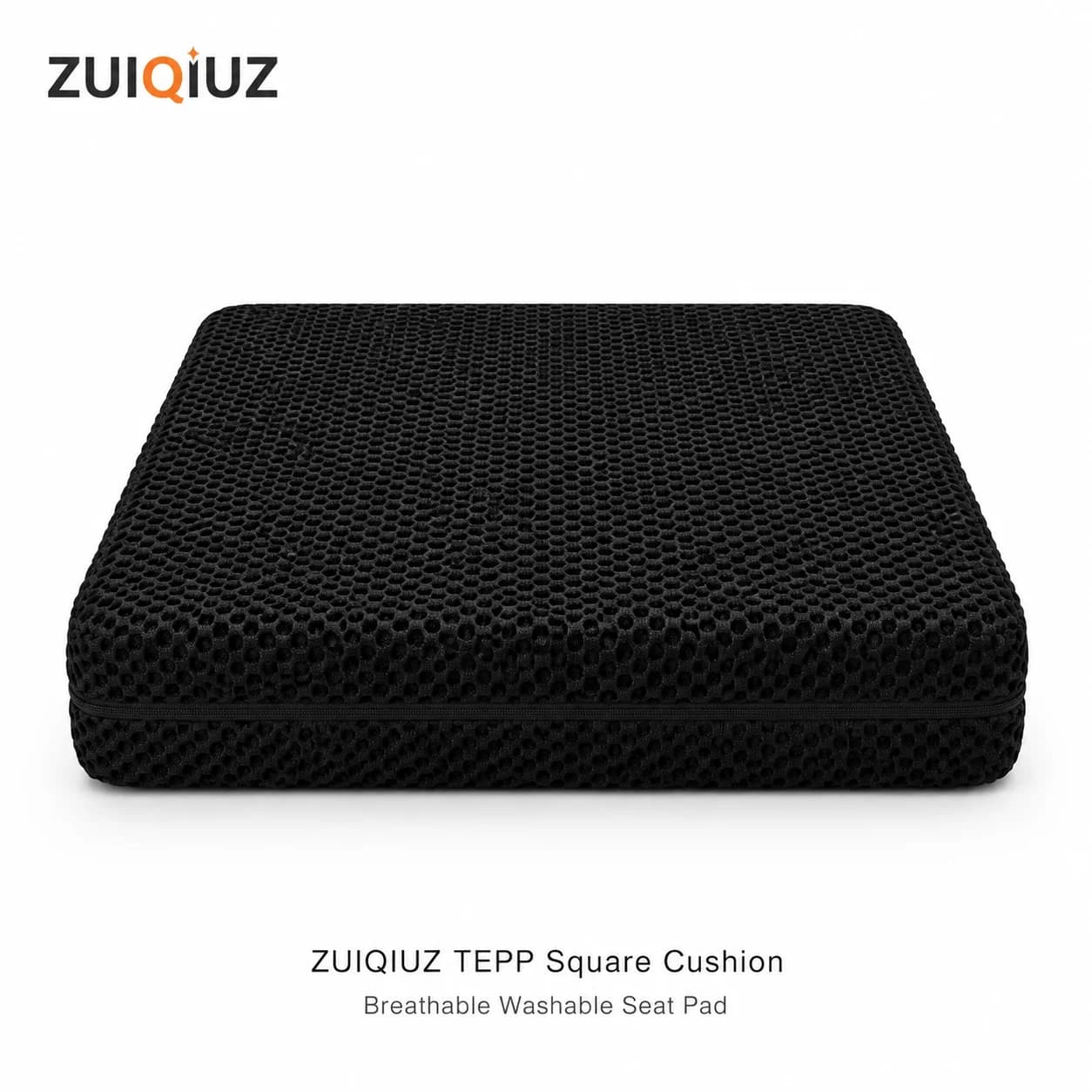 High Elastic Support Pad Washable Ergonomic Chair Cushion Breathable Non-Sweaty 4D Air Fiber Breathable Pressure Relief Cushion