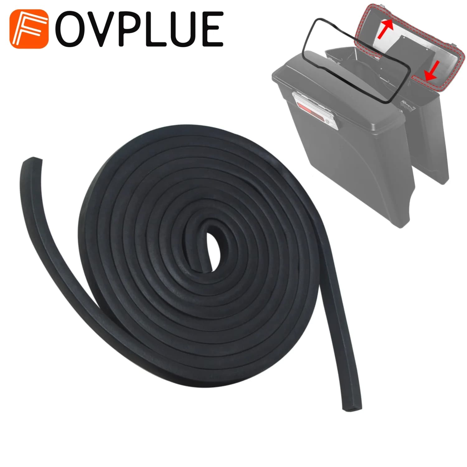 Motorcycle Hard Saddlebag Cover Weather Strip Rubber Seal Gaskets For Harley Touring Road King Electra Street Road Glide 94-13