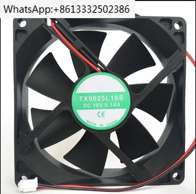 Radiatore per vino TX9025L18S18V, armadio refrigerato a temperatura costante per frigorifero da 9 cm, ventola deumidificatore silenziosa