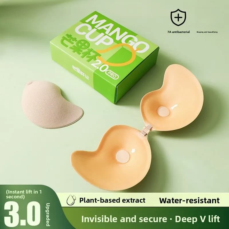 Copricapezzoli in silicone Mango, reggiseno invisibile, intimo per abito da sposa, anti-esposizione, abbigliamento da casa, intimo femminile