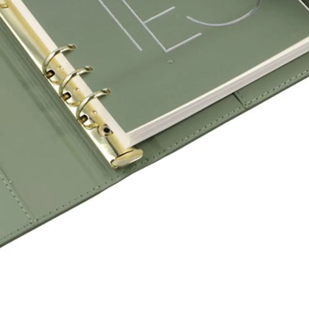 Diario Agenda Planner A5 A6 Raccoglitore Notebook Diario Blocco note Prendendo appunti Blocco note a fogli mobili Organizzatore di copertina in carta in pelle PU