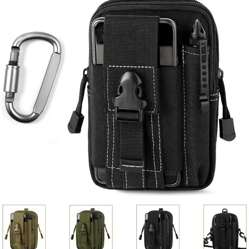 Multipurpose packaging for hiking, climbing, running, travel, military phone case, Molle accessories tactical bag, waist belt