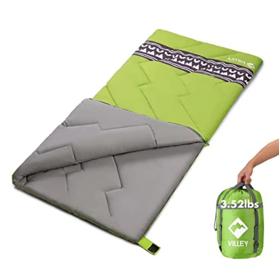 Sacco a pelo da campeggio, sacco a pelo leggero da backpacking con borsa per il trasporto per adulti e