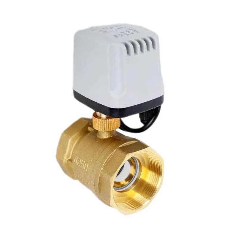 1/2 "3/4" 1 "IP65 Valvola a sfera motorizzata impermeabile 3 fili 2 Controllo Valvola a sfera elettrica in ottone normalmente chiusa Motore di coppia 8NM