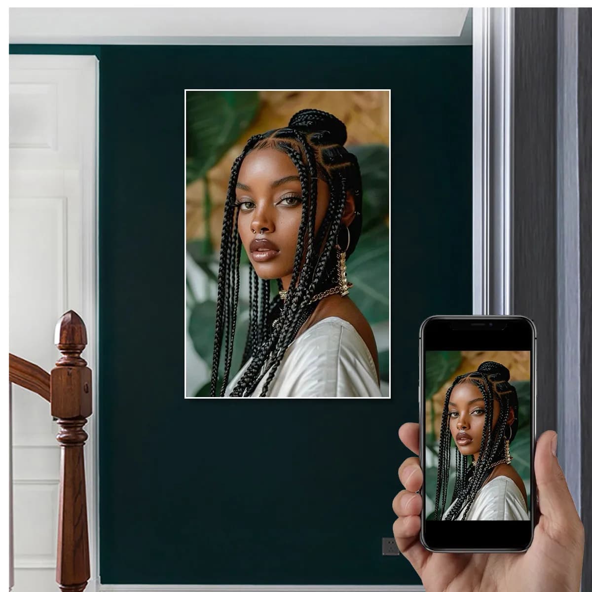 Personalized photo 1 pcs A4A3A2 HD print canvas Frameless - Custom decorative sign for bar/restaurant for events bar De