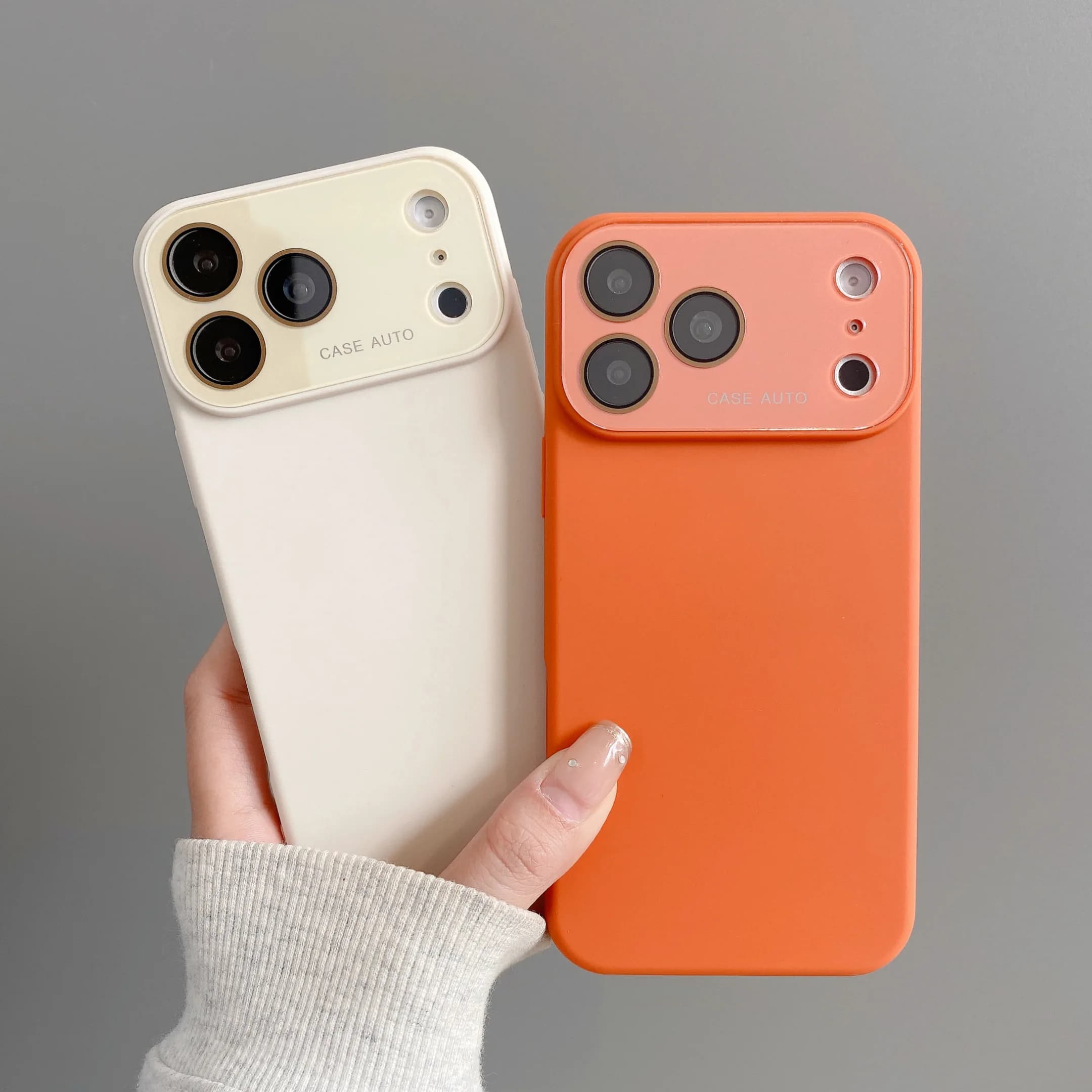 Custodia protettiva antiurto morbida con pellicola protettiva per obiettivo integrata, colori caramella, per iPhone 17 16 15 14 13 Pro MAX