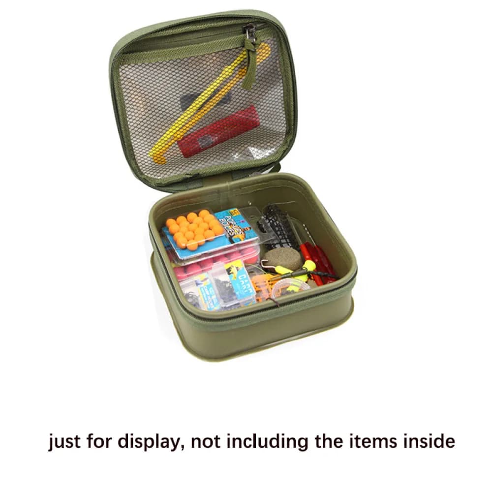 Portable Mini EVA Fishing Tackle Box Organizer Case For Carp Gear Storage Waterproof Protective Accessory Container