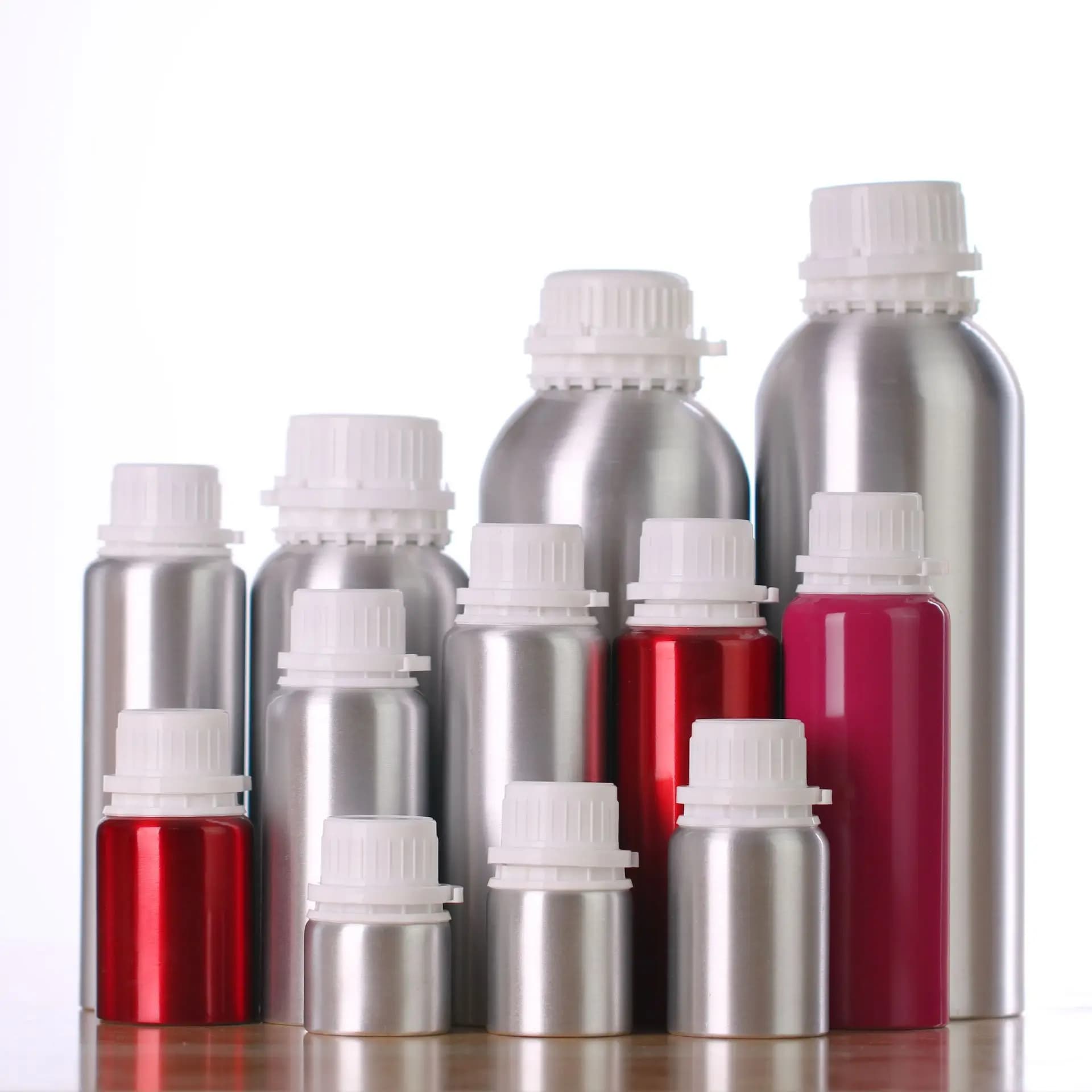 3PCS Raw Material Subpackaging Aluminium Bottle Empty Jar For Essential Oil Spice Fishing Bait Liquid
