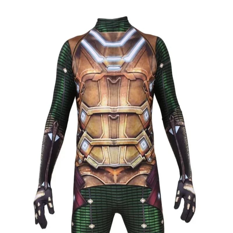 New 2026 Mysterio Cosplay Costume Zentai Suit Anime Superhero Halloween Bodysuit Adults COS