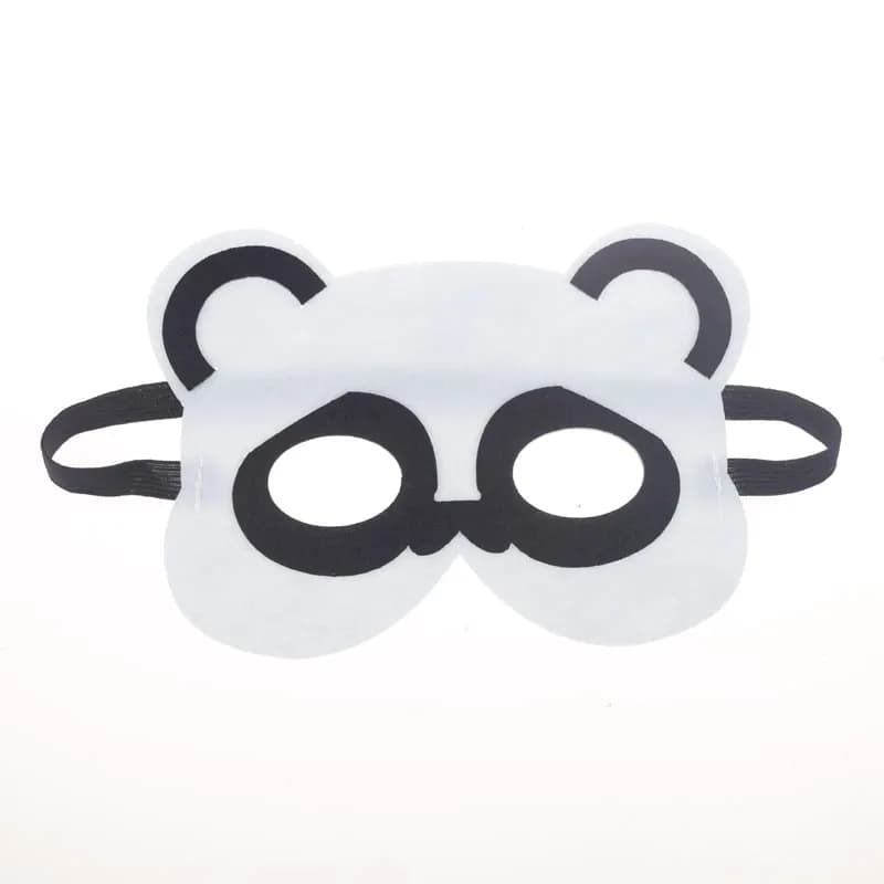 Maschere per bambini Panda Elephant Halloween festa di compleanno Dress up Costume fai da te Masquerade Eye Cosplay Mask per bambino
