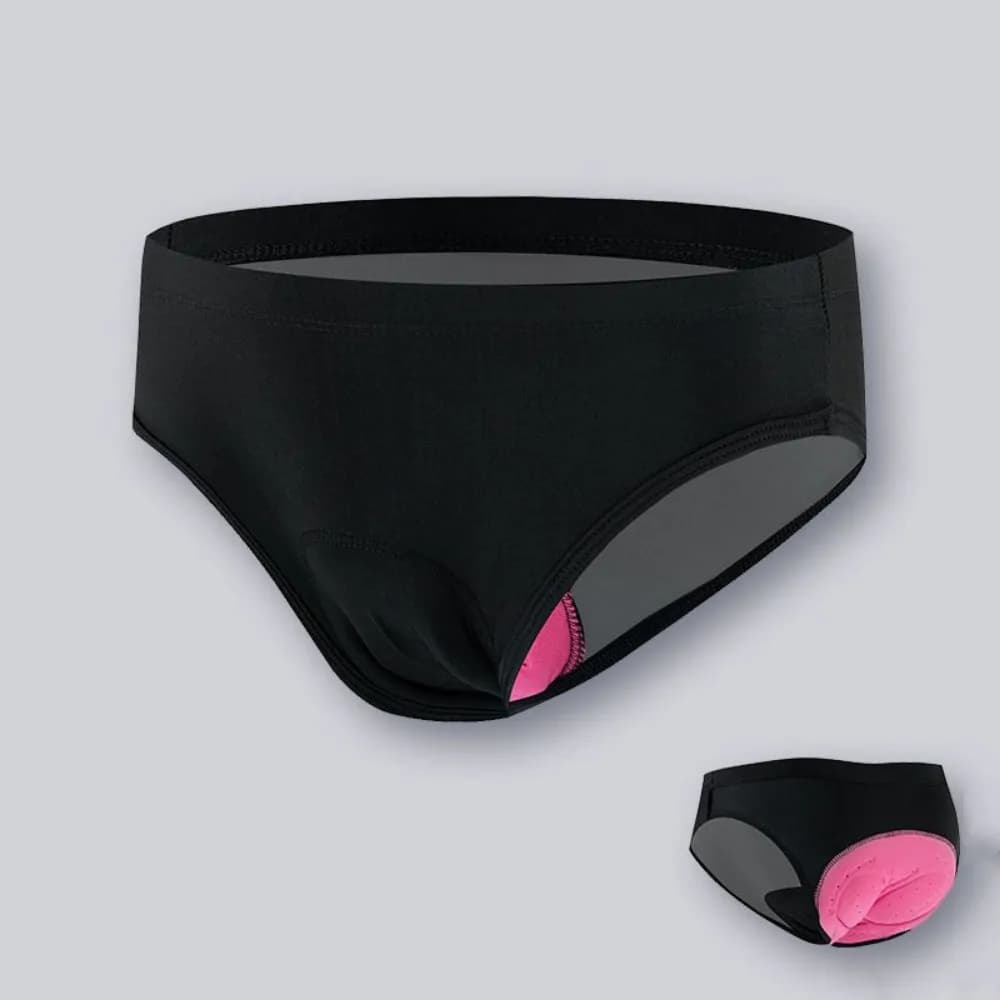 Black White Cycling Underwear 4D Gel Padded Breathable Riding Undershorts Moisture-wicking Earthquake Resistance