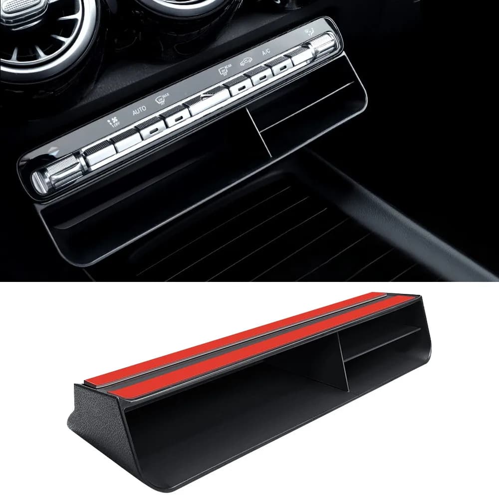 Nuovo per Mercedes Benz Classe A B CLA GLB GLA GLE W177 W247 C118 X247 H247 W167 EQA 2020-2024 Rivestimento Scatola Portaoggetti Centrale Auto