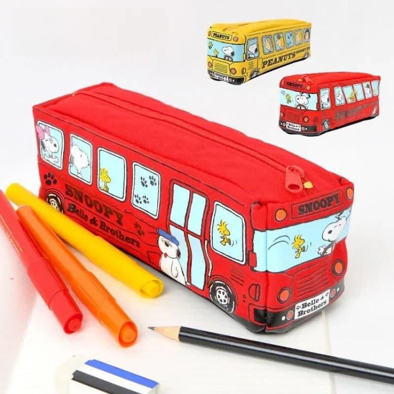 Anime Cartoon Snoopys Pencil Pouch Kawaii Pencil Bag Cute Pencil Case Child School Supplies Birthday Gifts Toys
