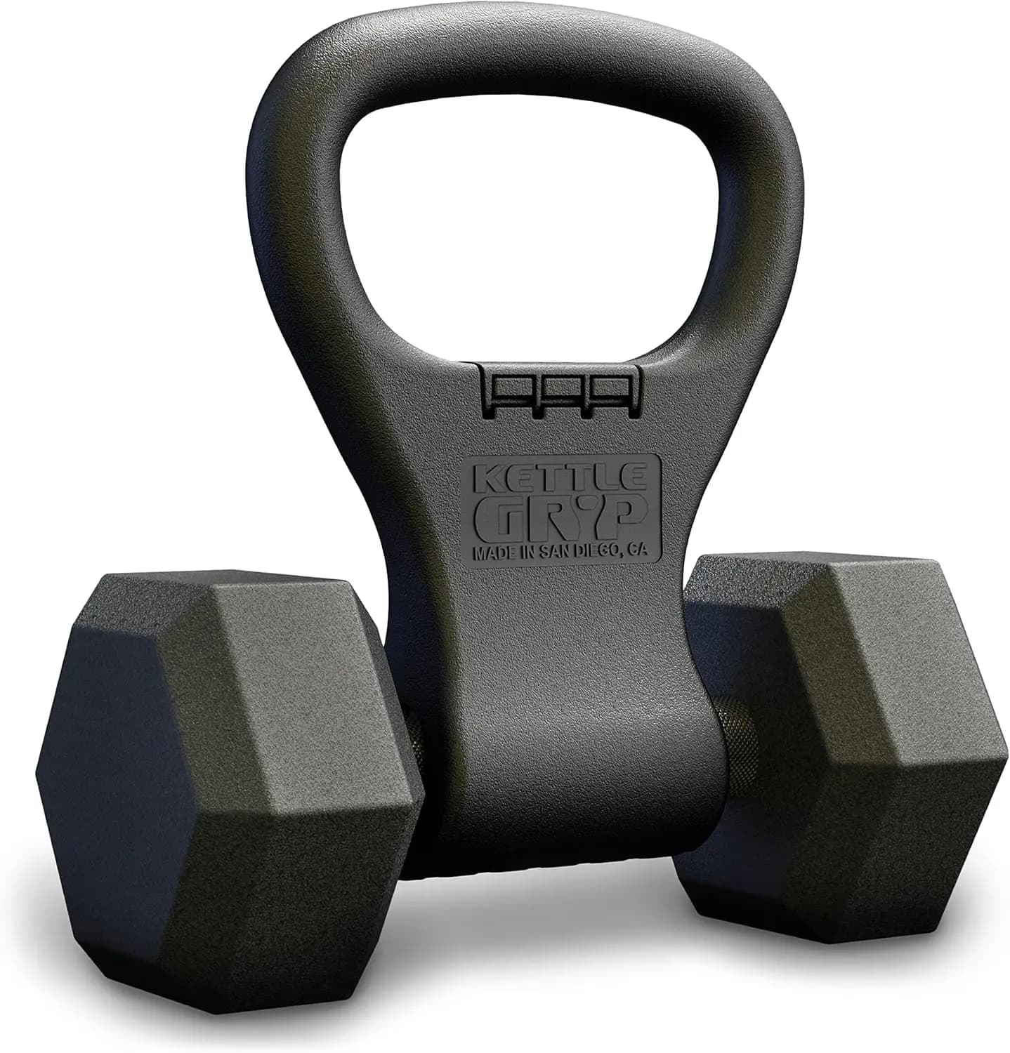 Converti rapidamente i manubri in kettlebell - Prodotto negli USA, impugnatura resistente per palestra domestica