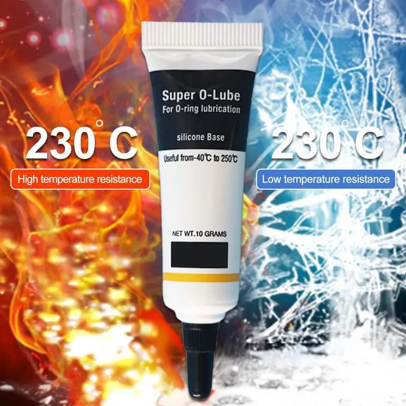 Food Grade Silicone Grease 10g Clear Machine Lubricant Safe Lubrican for Sealing O-Ring Valves and Faucets Home Improvement