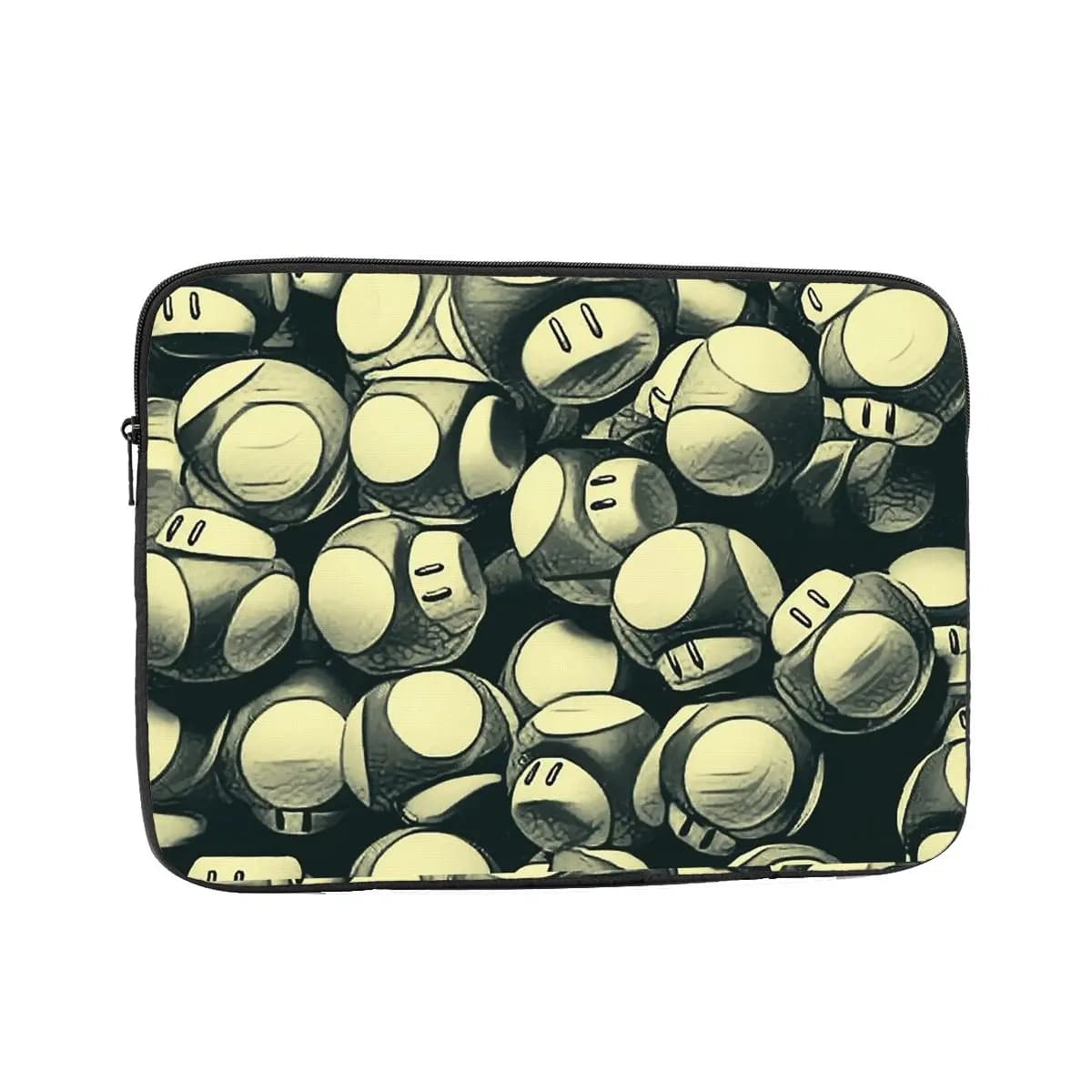 Custodia Antiurto per Laptop 12" 13" 15" 17" con Design Fungo Super Mario - Borsa Protettiva per Notebook