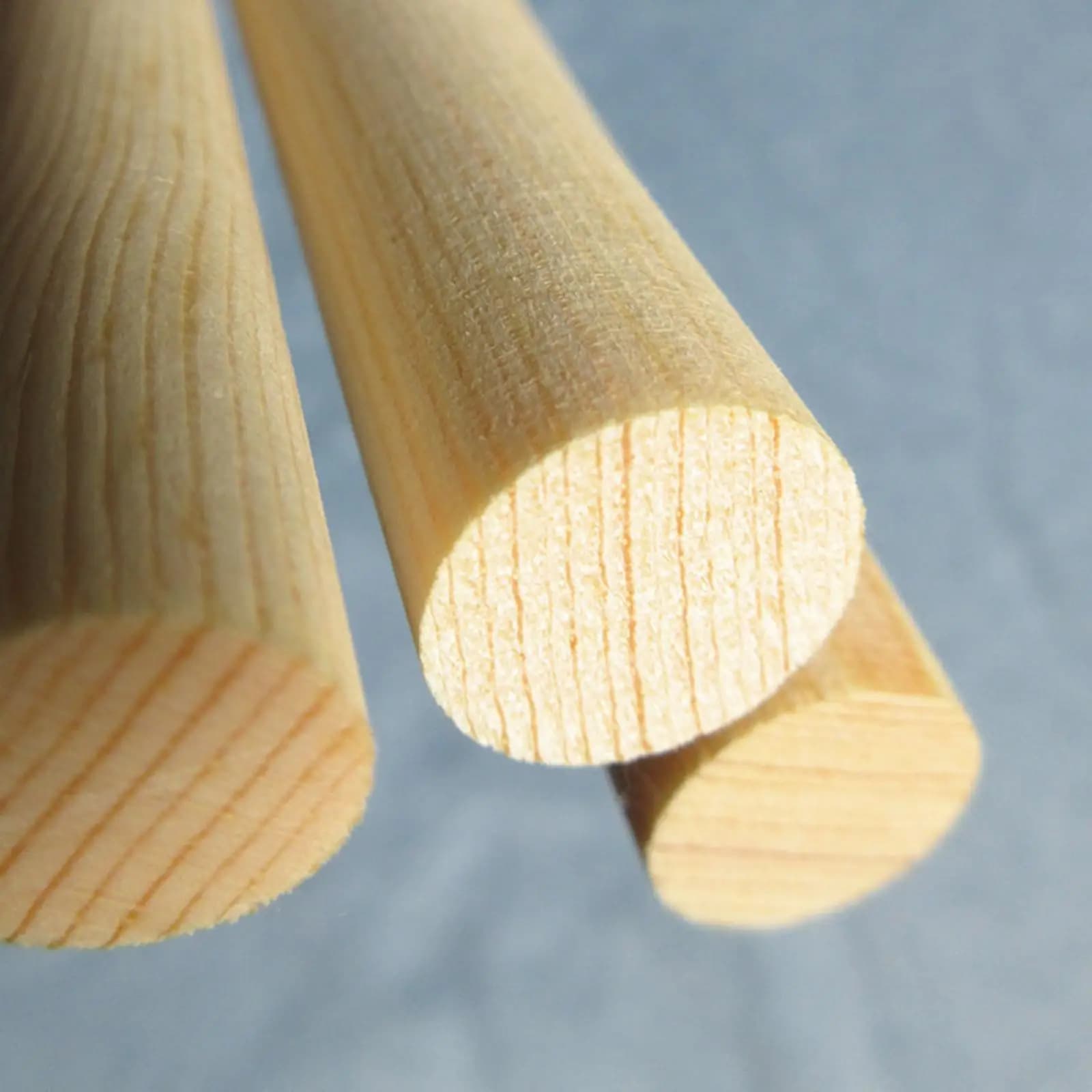 Bastoncini di Legno Non Finiti, Bastoncini Rotondi per Artigianato, Materiali Fai-da-Te, Mini Blocchi di Legno per Decorazioni Domestiche