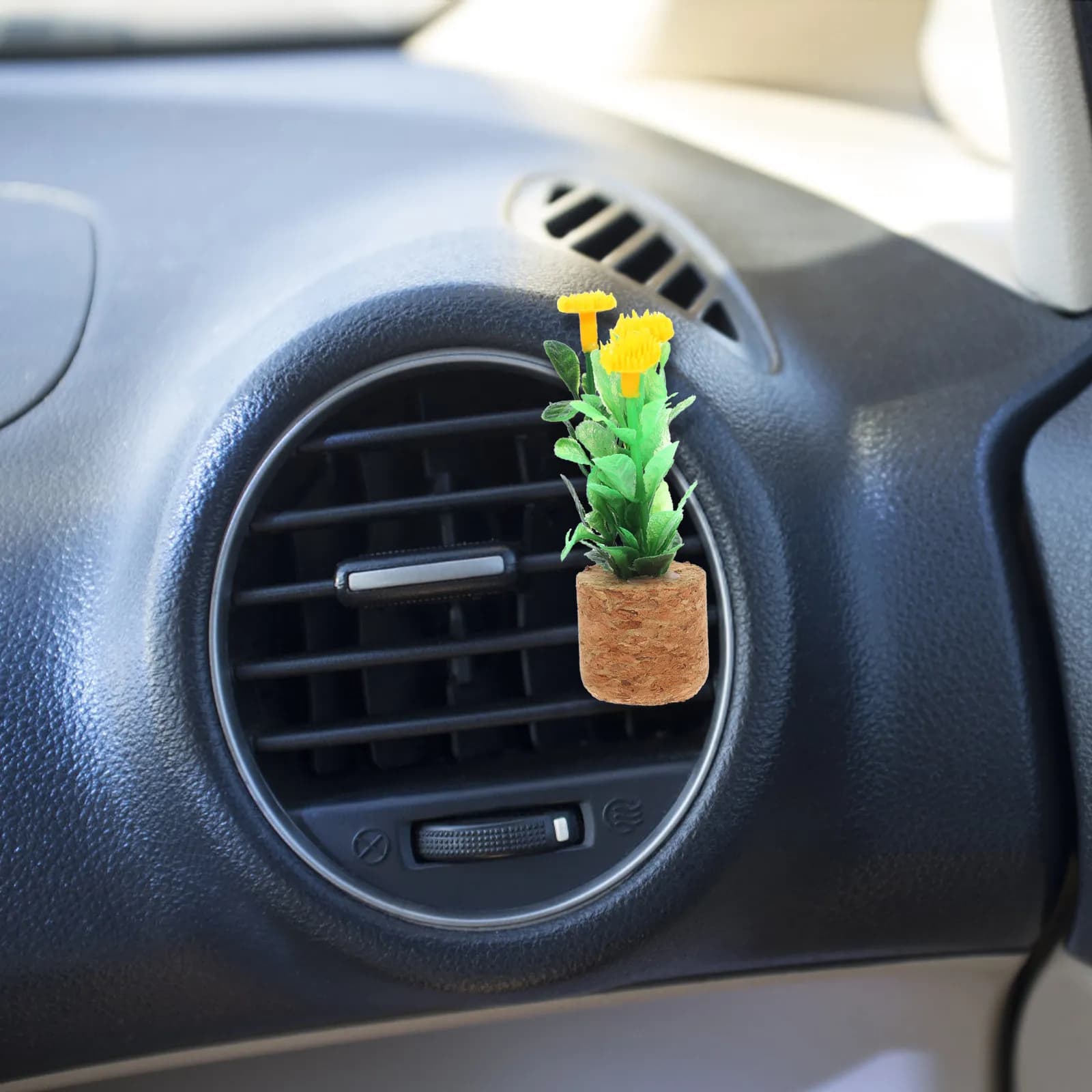 Diffusore di Aromi per Auto a Clip, Stile Vaso di Piante in Ceramica Simulato, Deodorante per Auto, Decorazione per Cruscotto, Camera da Letto, Soggiorno