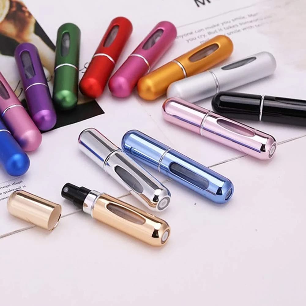 Mini Reusable Perfume Bottle Portable Cosmetic Bottle Spray Bottle Atomizer Spray Container Reusable Travel Bottles 8ml /5ml