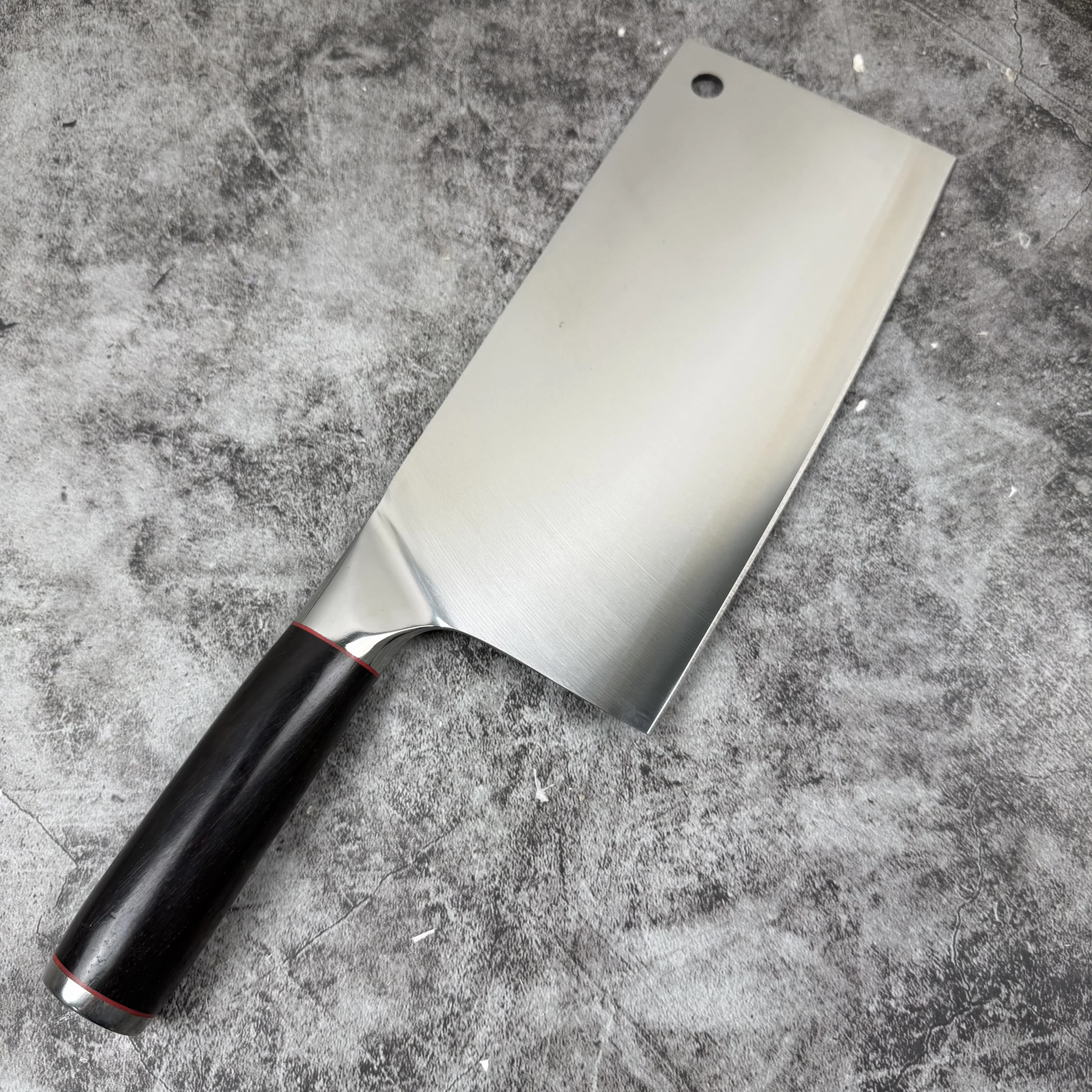 8 Inch Chopper Knife Welding DC53 Die Steel Blade Wood Handle Chef Cleaver Chopping Slicing Kitchen Knife Meat And Poultry Tools