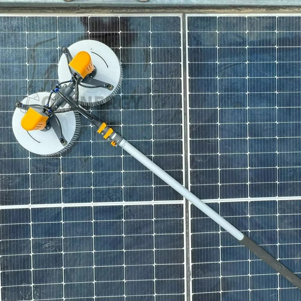 Spazzole rotanti riutilizzabili per la pulizia dei pannelli solari per la pulizia automatica dei robot Spazzola per la pulizia dei pannelli solari