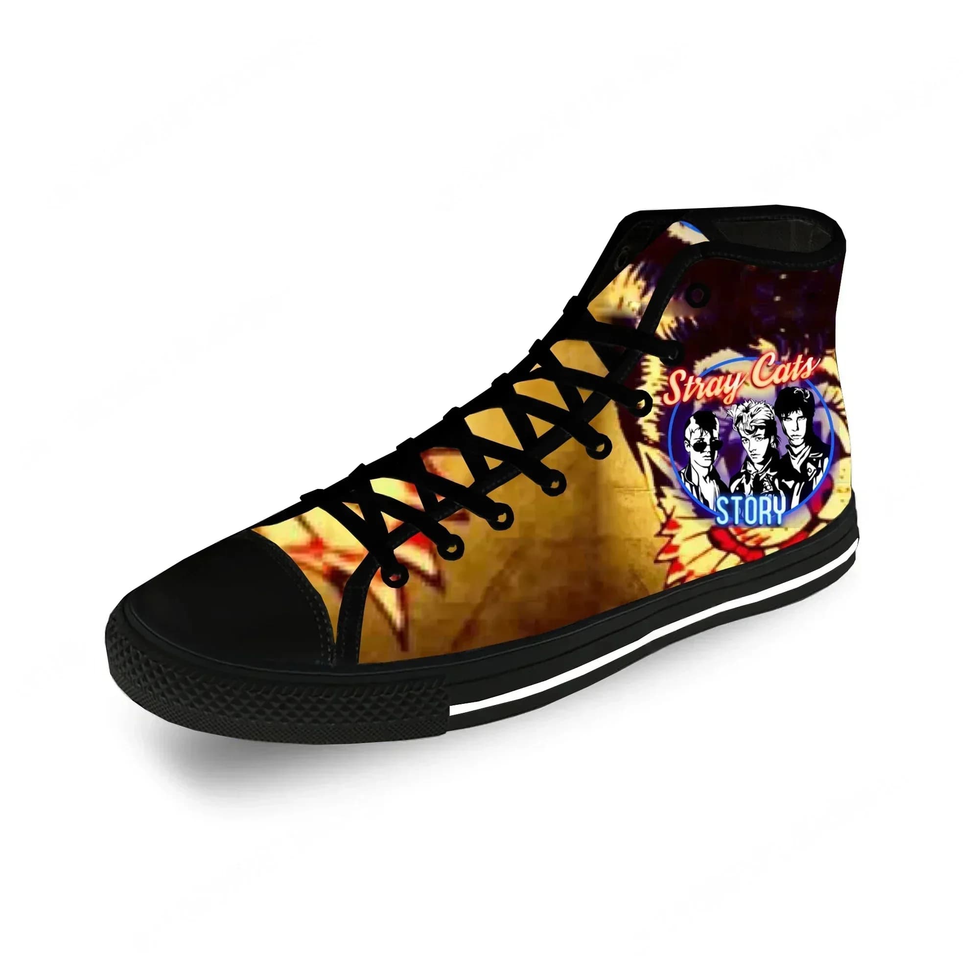 Sneakers alte da uomo, donna e adolescente, scarpe casual in tela, da corsa, traspiranti e leggere, ideali per cosplay.