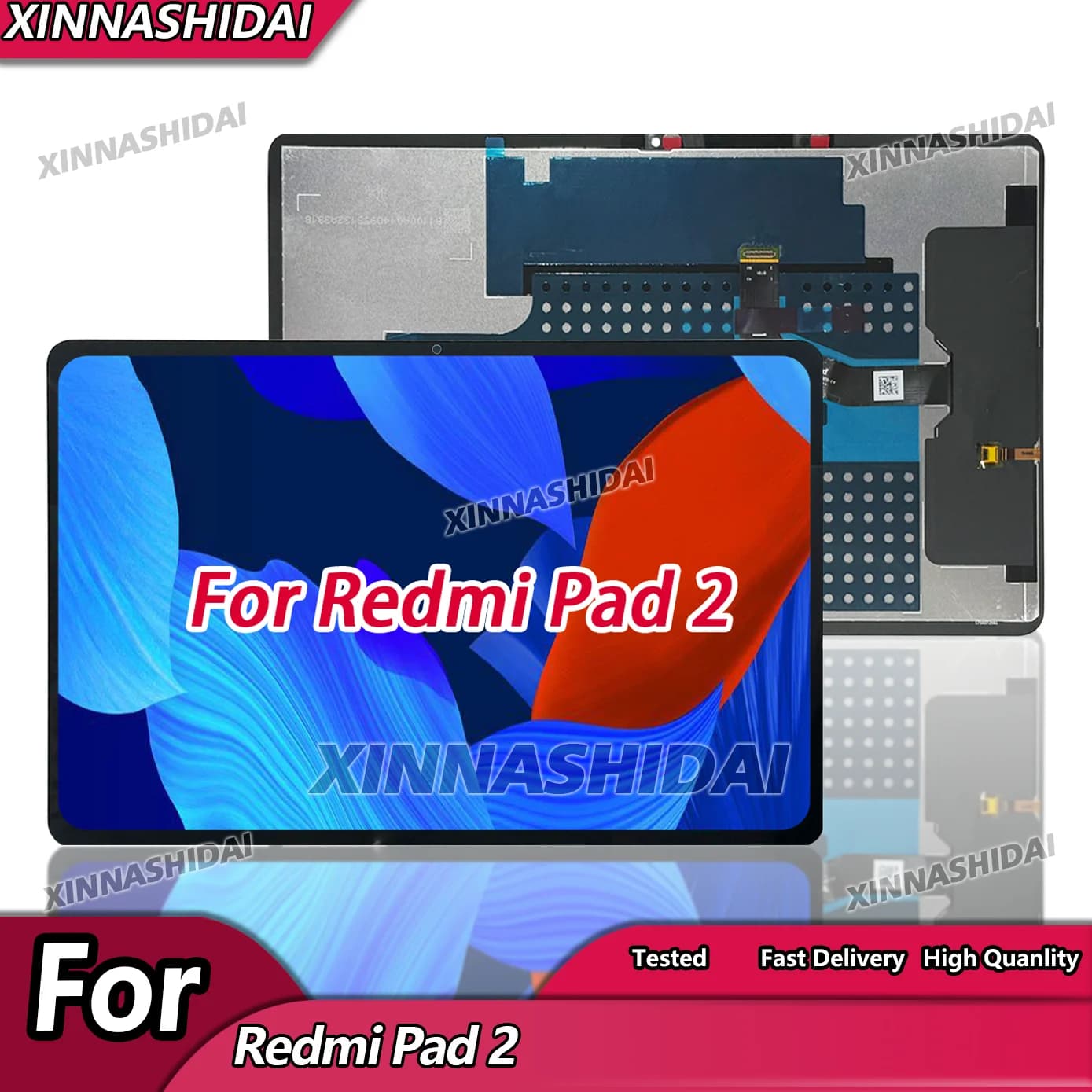 100% Tested 11 Inch LCD Touch Screen Digitizer Replacement Assembly For Xiaomi Redmi Pad 2 25040RP0AG 25040RP0AI