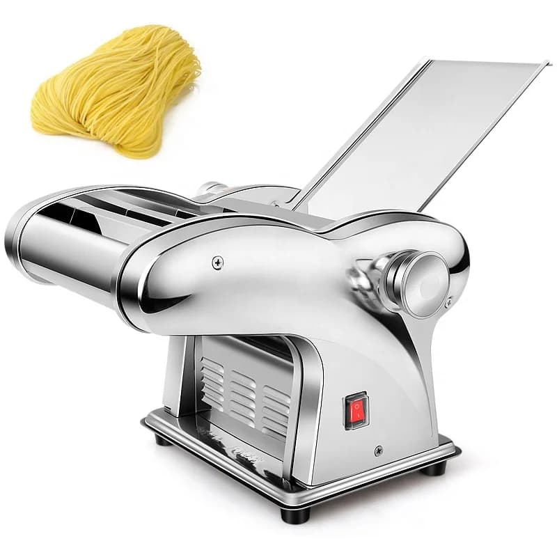 Macchina Elettrica per Pasta, Pressa per Noodle in Acciaio Inox, Macchina Commerciale per Pasta e Ravioli