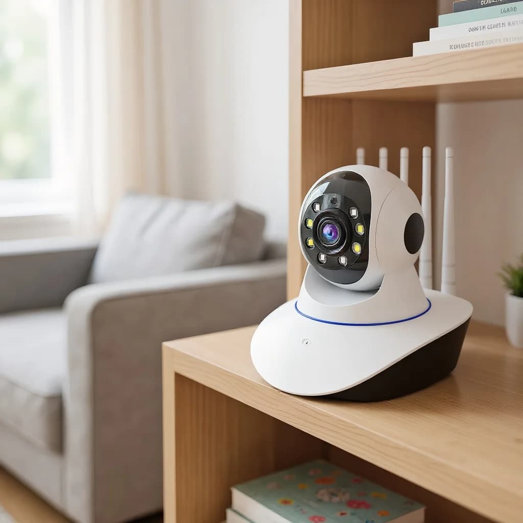 PIX-LINK GT5 Telecamera WiFi a 5 Antenne, Full Color HD 360° ° Rete di Sorveglianza di Sicurezza