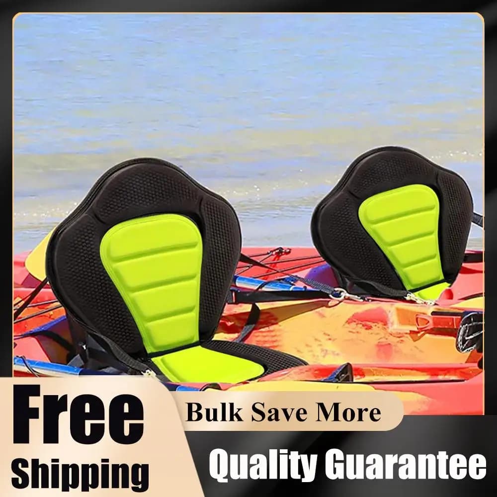 Sedile da Pesca Regolabile per Stand Up Paddle Board, Sedile Imbottito con Schienale per Canoa, Kayak e Altro