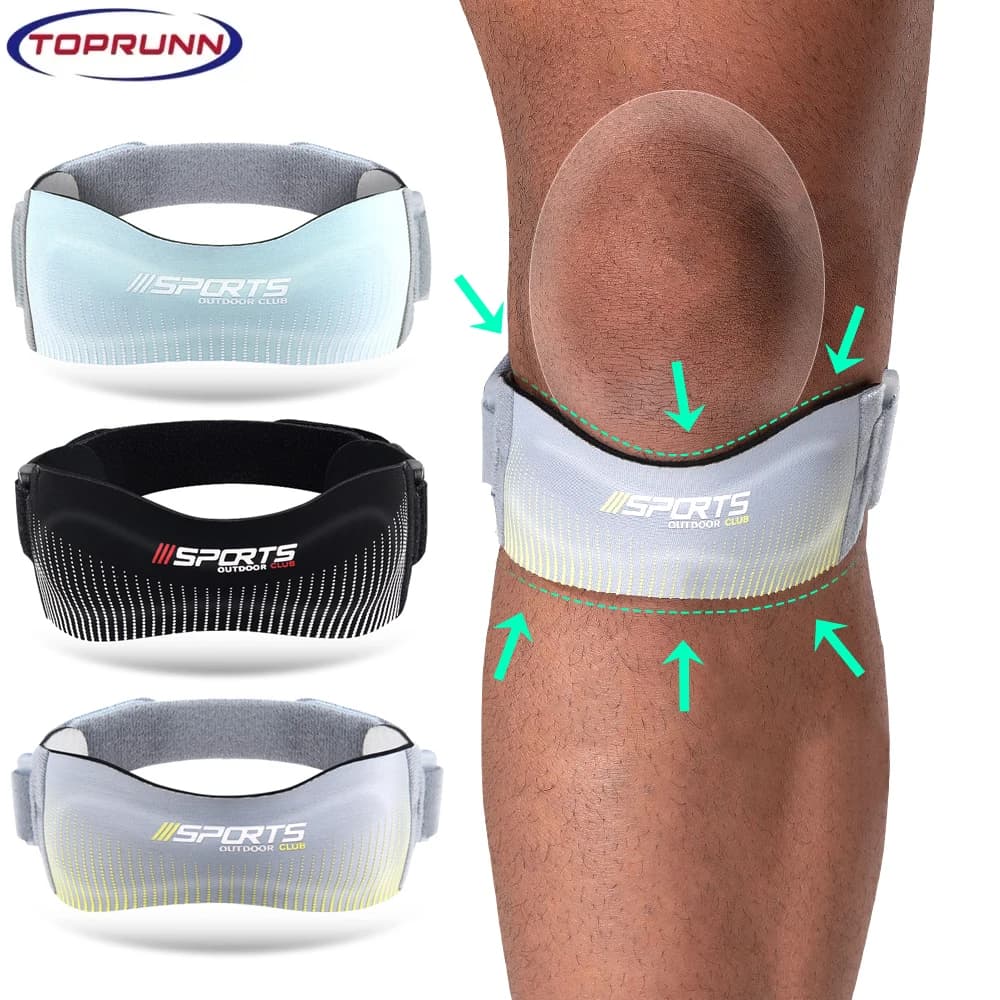 1PC Ginocchiera per rotuleo Supporto per manica di compressione per ginocchio per donna Uomo Ginocchiera sportiva per dolore da artrite