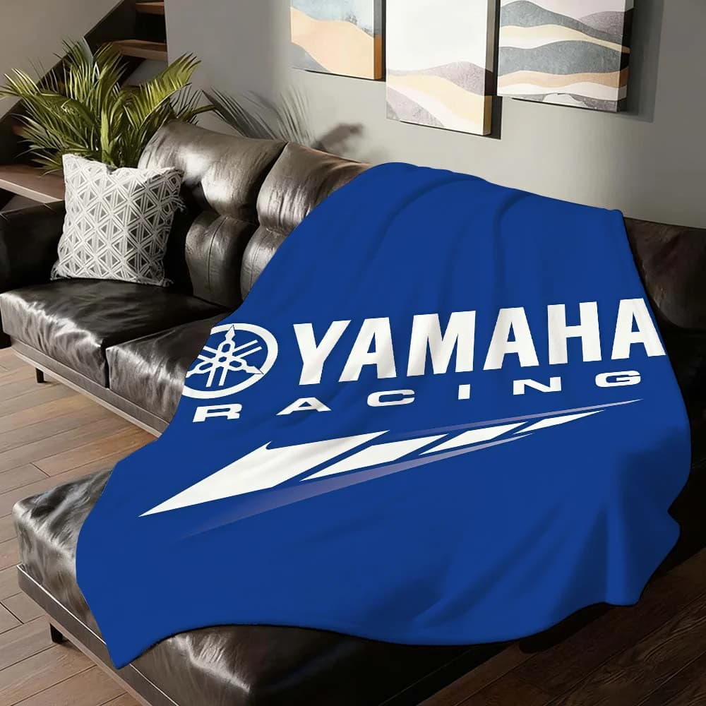 Fashion print Y-Yamaha Blanket For Sofa Office Bed Plane Travel Sleep Read Relax Camping Soft And Warm