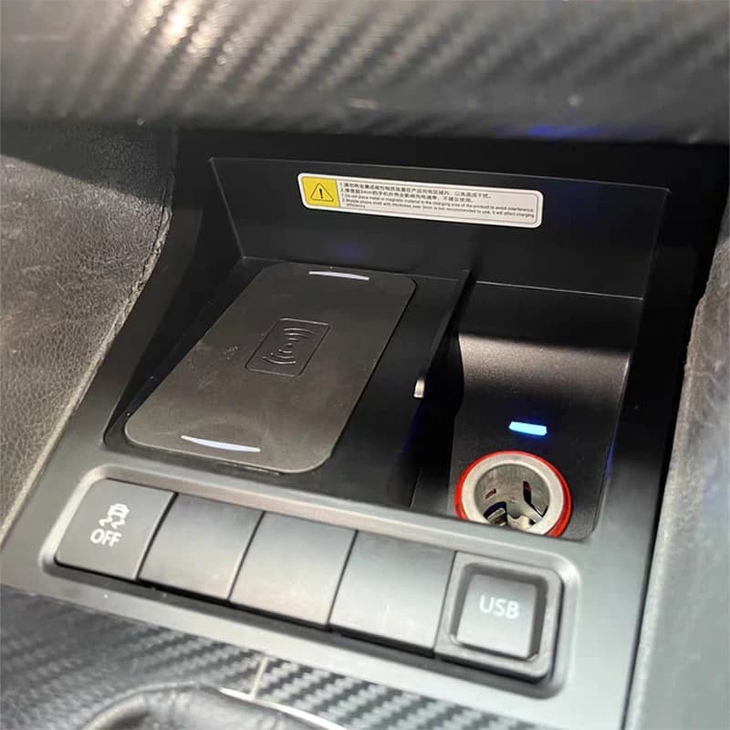 Car wireless mobile phone charger for VW Golf 6 MK6 Scirocco Sagitar 2008-2013 15w fast charger charging holder accessories