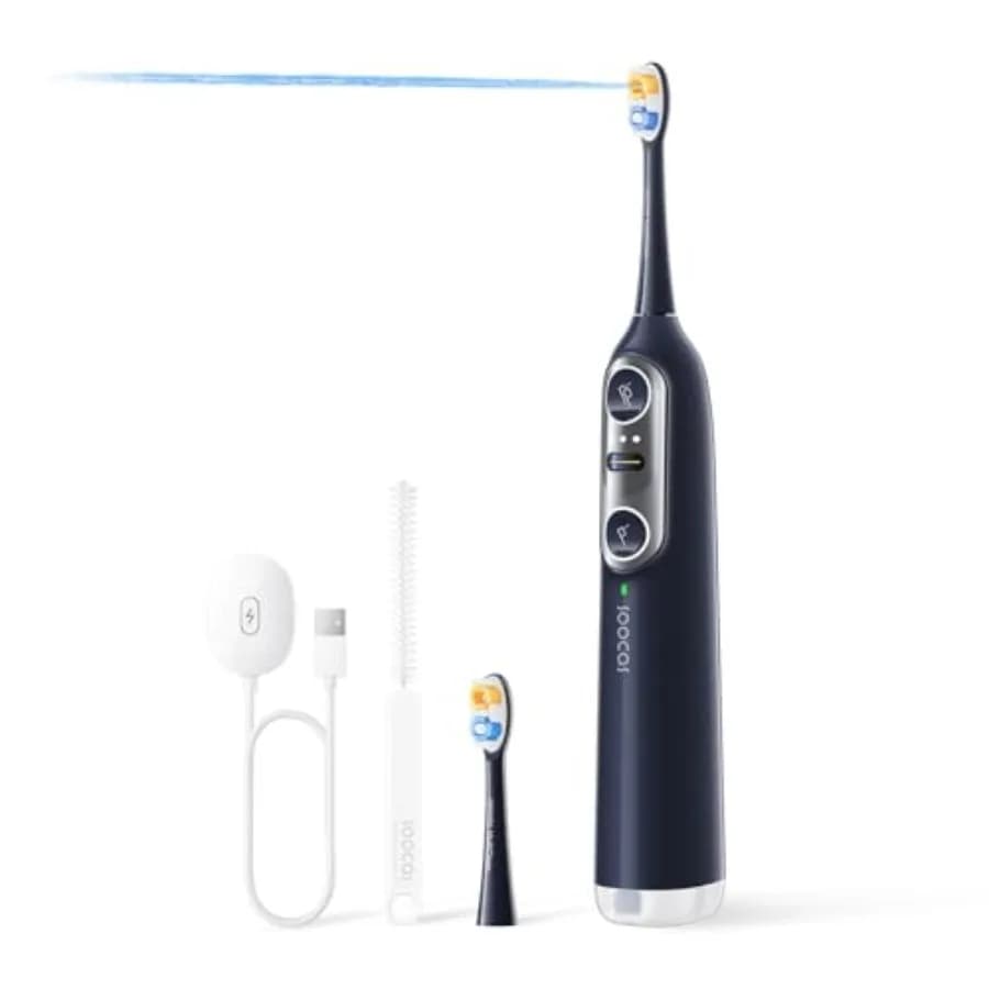 NEOS II - Spazzolino elettrico con irrigatore orale, spazzolino elettrico sonico per adulti, irrigatore orale senza fili da viaggio, portatile