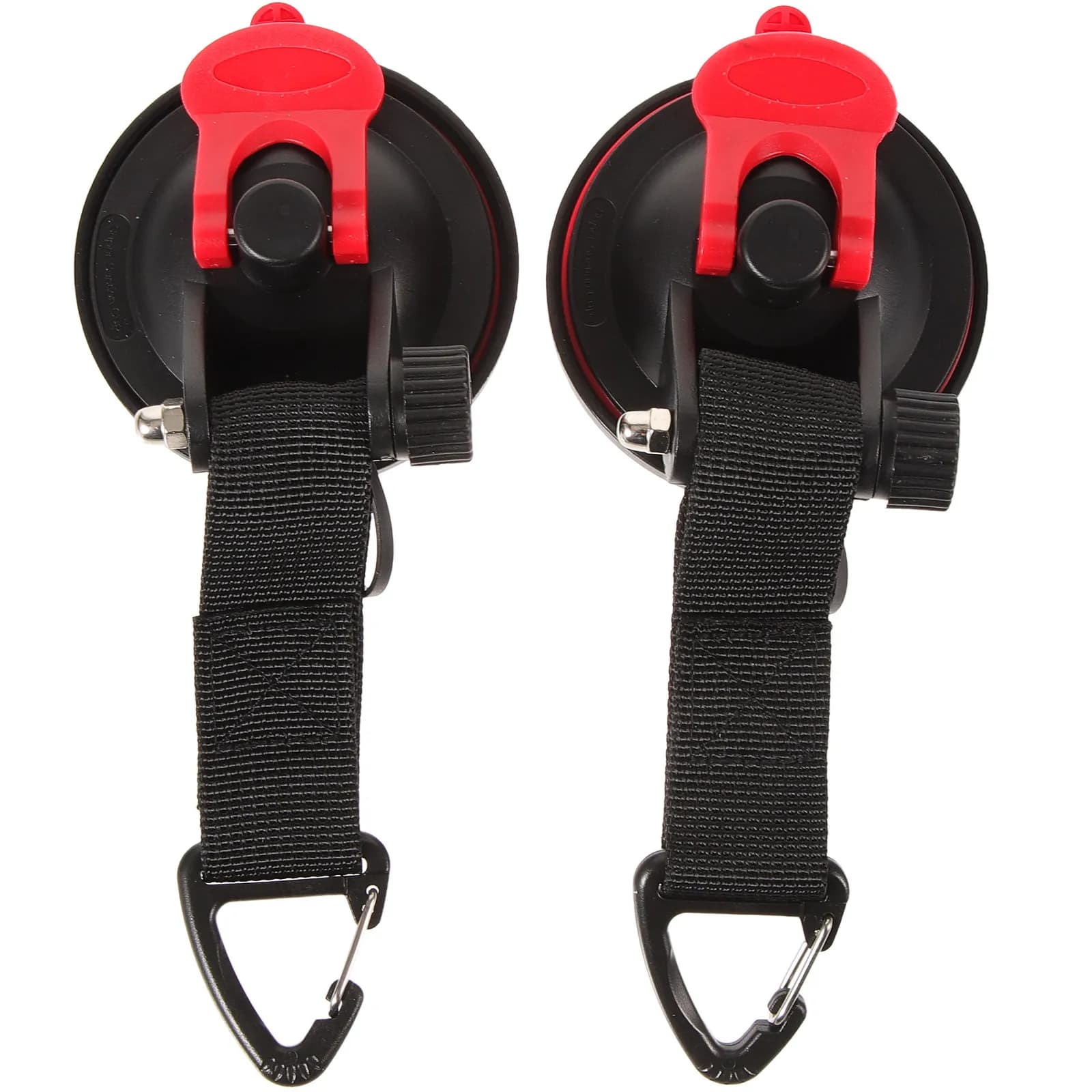 2 Pezzi Ganci a Ventosa Resistenti per Finestrini Auto, Ganci per Fissaggio Tende, Accessori Portatili per Campeggio all'Aperto, Gancio a Vuoto