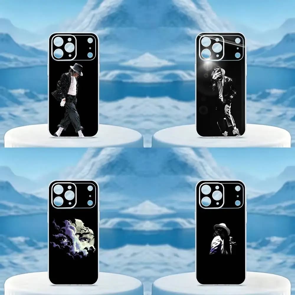 Custodia per telefono M-MJ Never Die per iPhone 14 16 15 17 13 12 11 Pro Max Plus, trasparente in TPU morbido