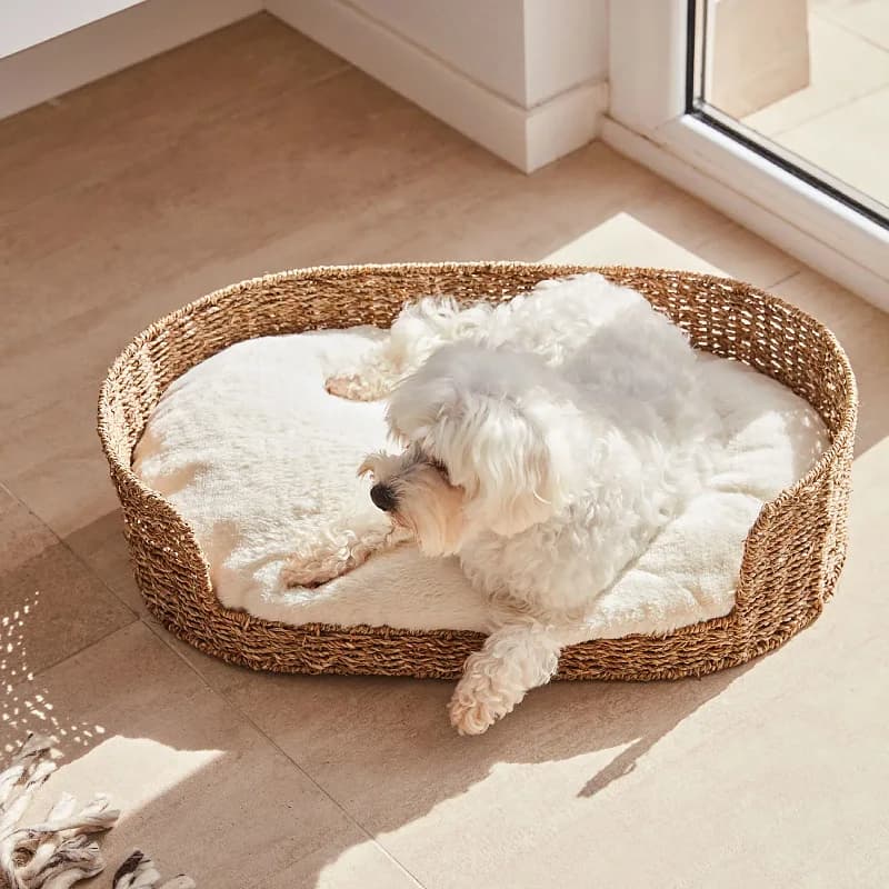 Cuscini per animali domestici, cuscini per cani, tessuti in rattan, cucce per cani, lettiera per gatti, tessuti per forniture da cuccia