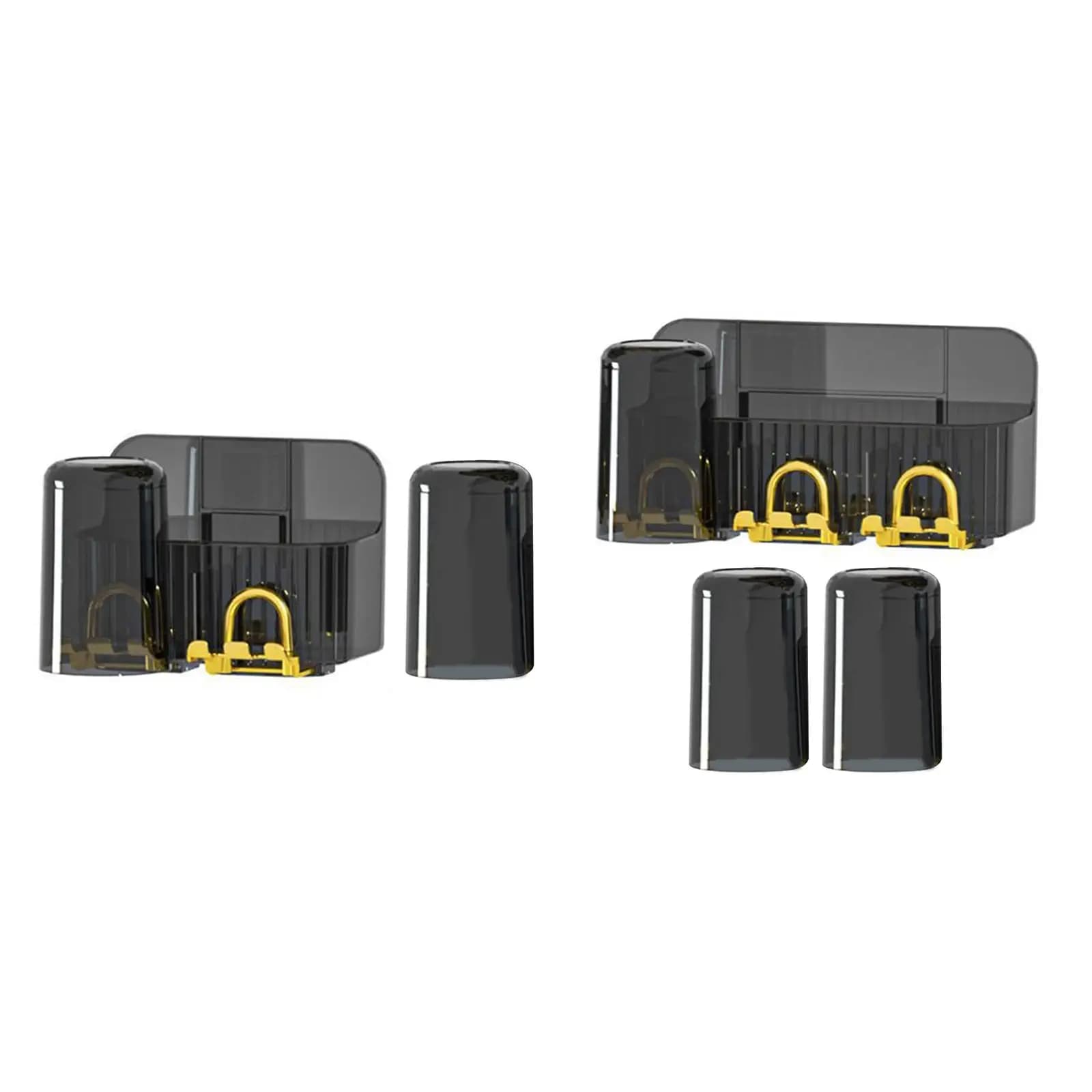 Porta spazzolino e dentifricio, scaffale per organizer, portaoggetti per spazzolino, supporto per supporto per il bagno di casa