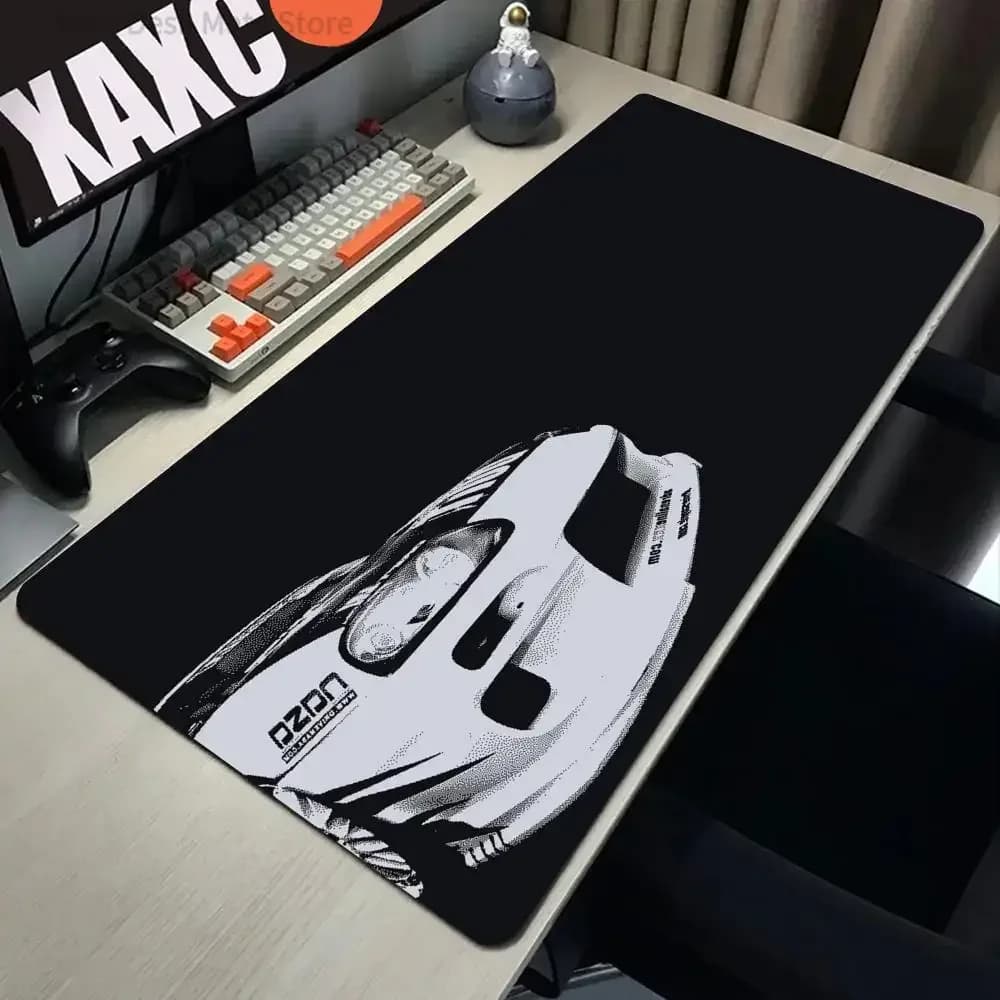 Hot Sell Sports Car JDM Drift Mouse Pad Desk Mat Japan Mousepad X Gamer Accessories Aesthetic Table Mat for Rubber Mouse Mats