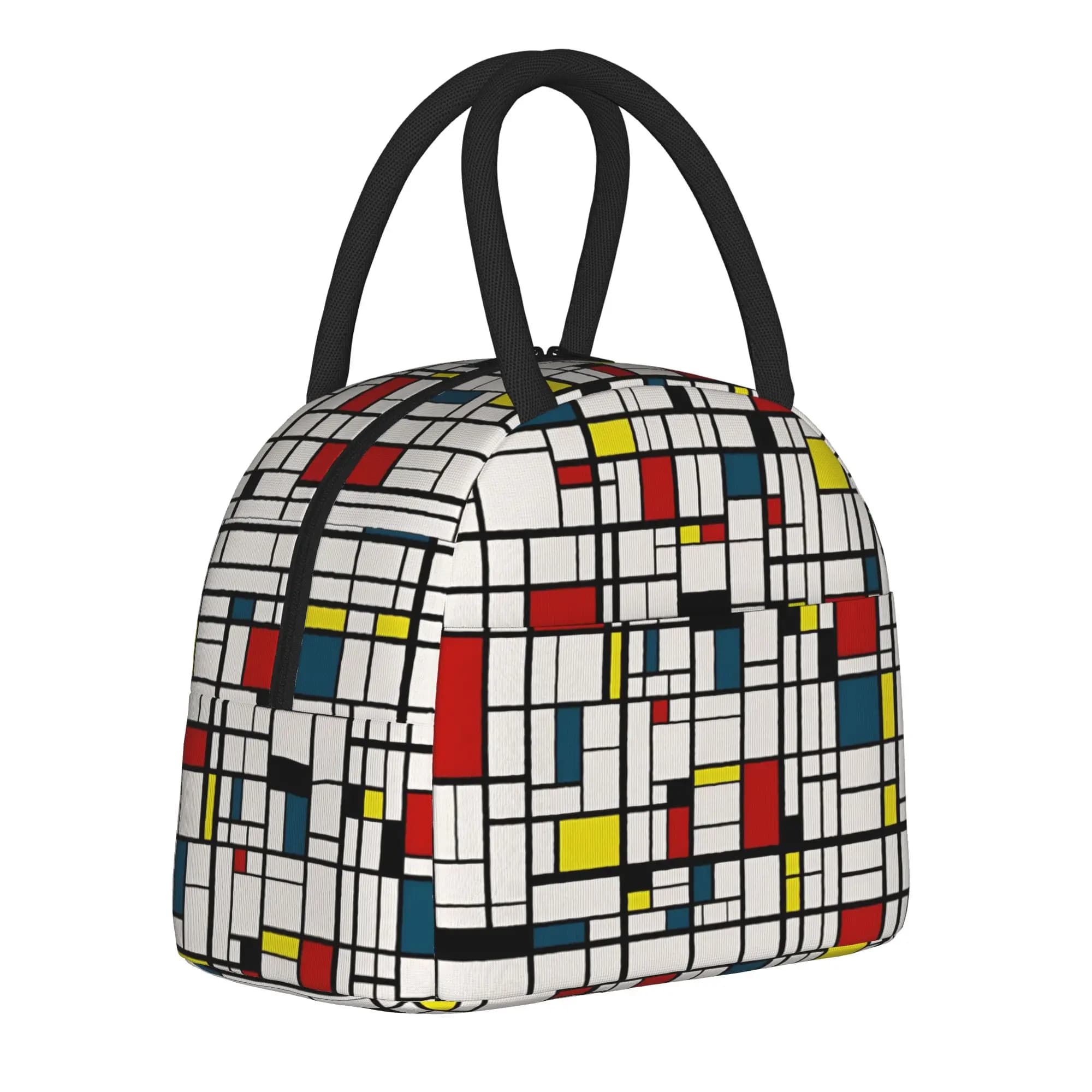 Borse termiche per il pranzo Piet Mondrian De Stijl Product Lunch Food Box Causal Thermal Cooler Bento Box For School