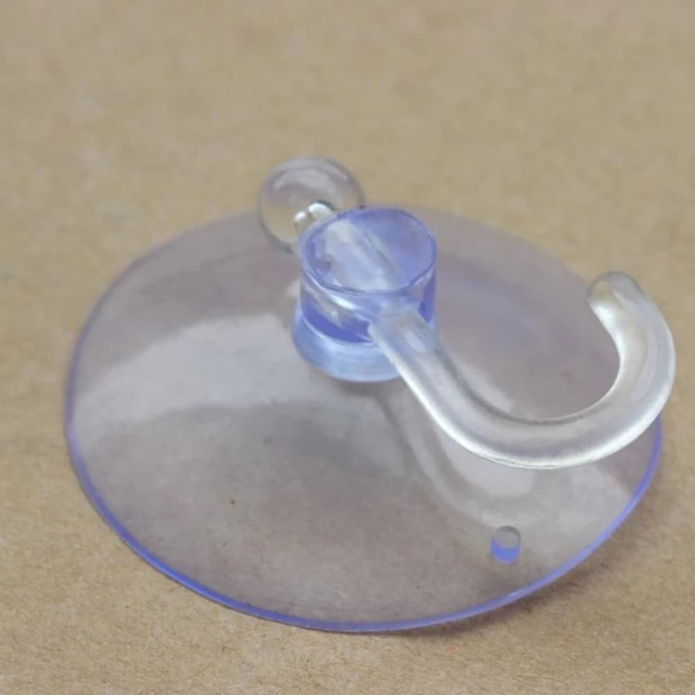Ganci a ventosa trasparenti a forma di fungo, potenti e trasparenti, per appendere a parete, portaoggetti, ganci per auto, accessori per il bagno