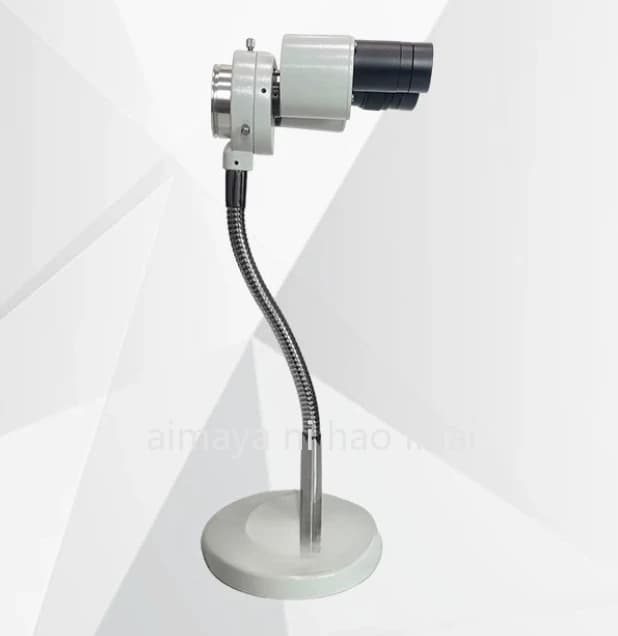 Microscopio stereo binoculare RX-6D 8x per esame dentale e cosmetico, piccolo, con intarsi per gioielli