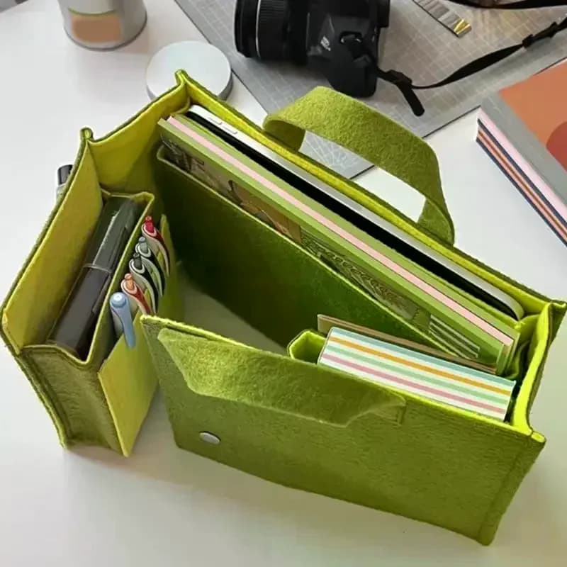 Zaino pieghevole da donna per laptop, borsa portaoggetti in fibra di poliestere con scomparti multipli, borsa da viaggio