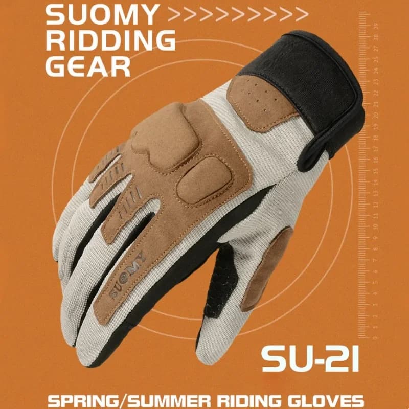 Men Fashion Summer Breathable Motorcycle Gloves Women Mesh Riding Cycling Touch Screen Anti-fall Wear-resistant Motorbike Gloves