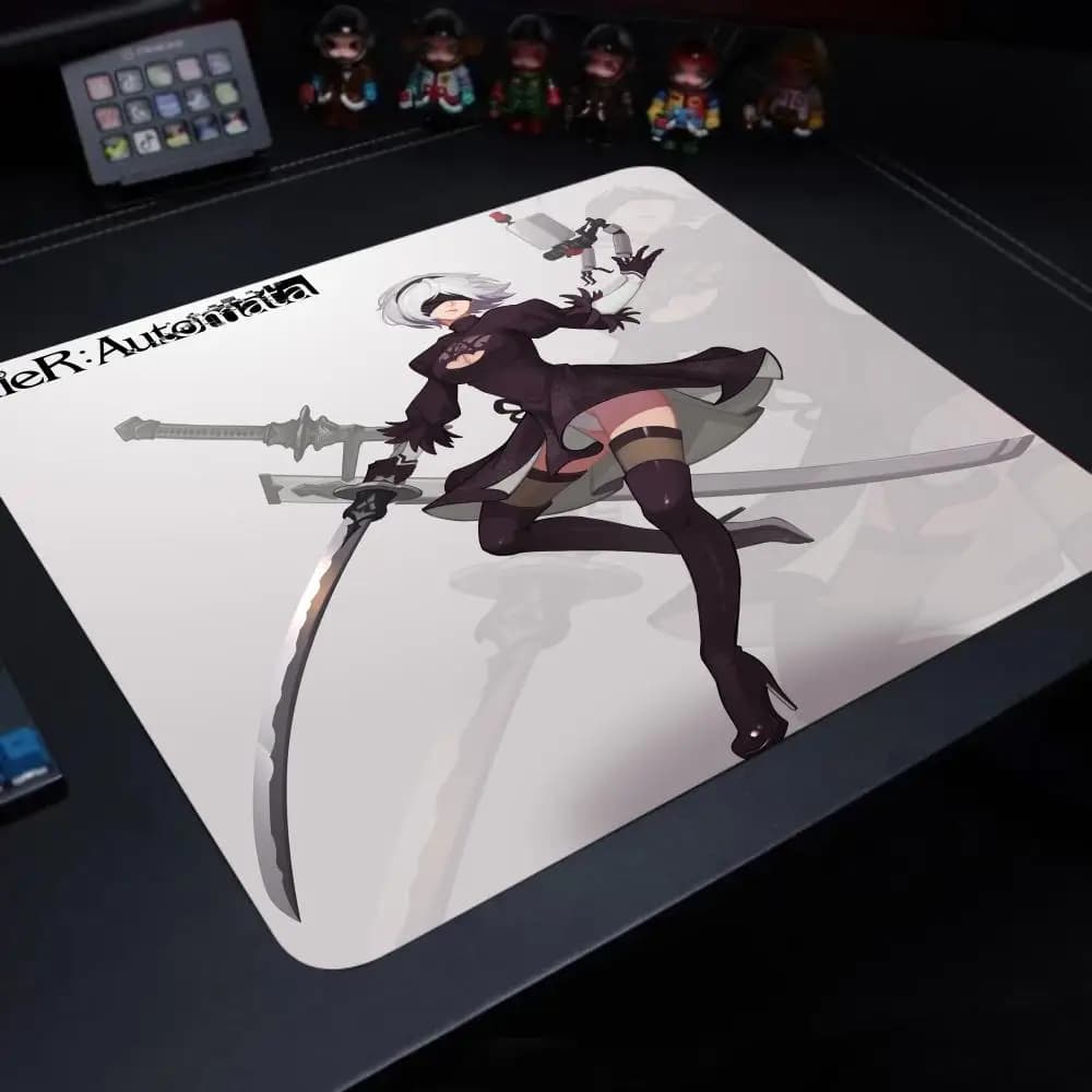 Adventure game Nier Automatas Gaming Mouse Pad XS Small Mousepad For PC Gamer Desktop Decoration Office Mouse Mat Deskmat Rug