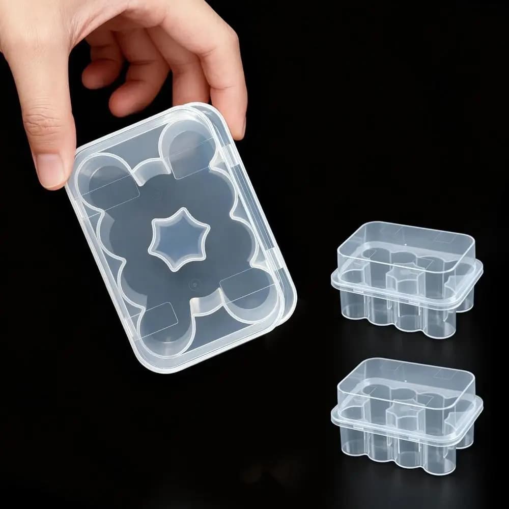 Contenitore impilabile in plastica trasparente per microtubi da 3/5/7/10 ml, con 2/10/24 scomparti, per tubi da congelamento, forniture per diabetici