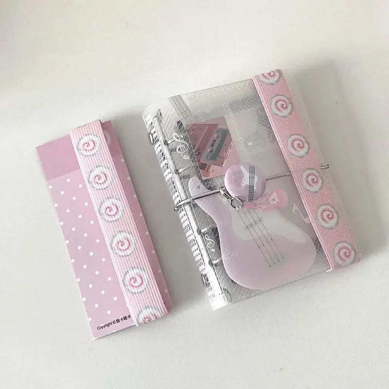 Cinturino elastico per diario con passante per penna, per quaderni, agende, diari, fascia per libri, accessorio per quaderni
