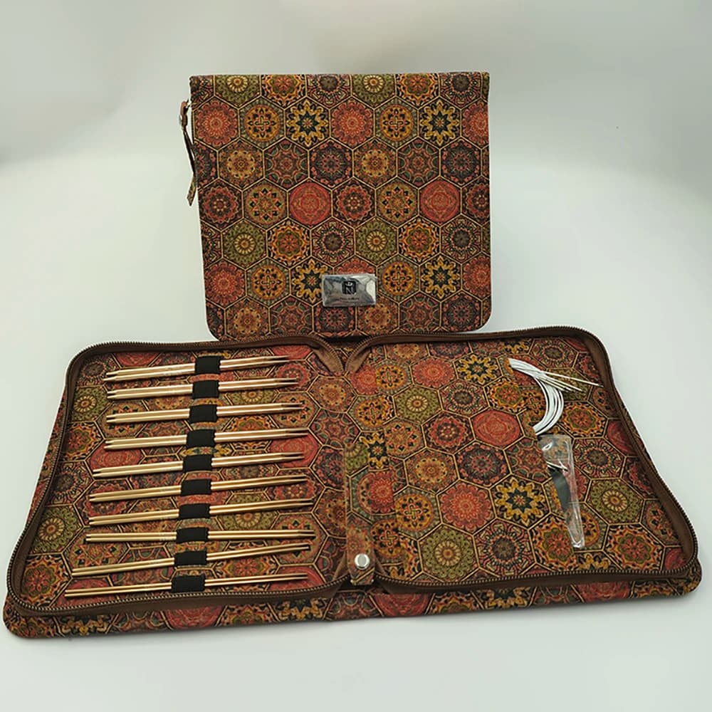 Set di 10 paia di ferri da maglia rotondi in alluminio staccabili da 11,5 cm, misura piccola 2-4,5 mm, per tessitura, lavorazione filati, maglioni, strumento per artigianato