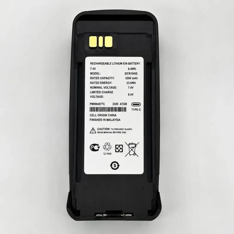 for Motorola XIR P8268 DP3600 Walkie Talkie PMNN4077 Battery with TYPE-C Charging
